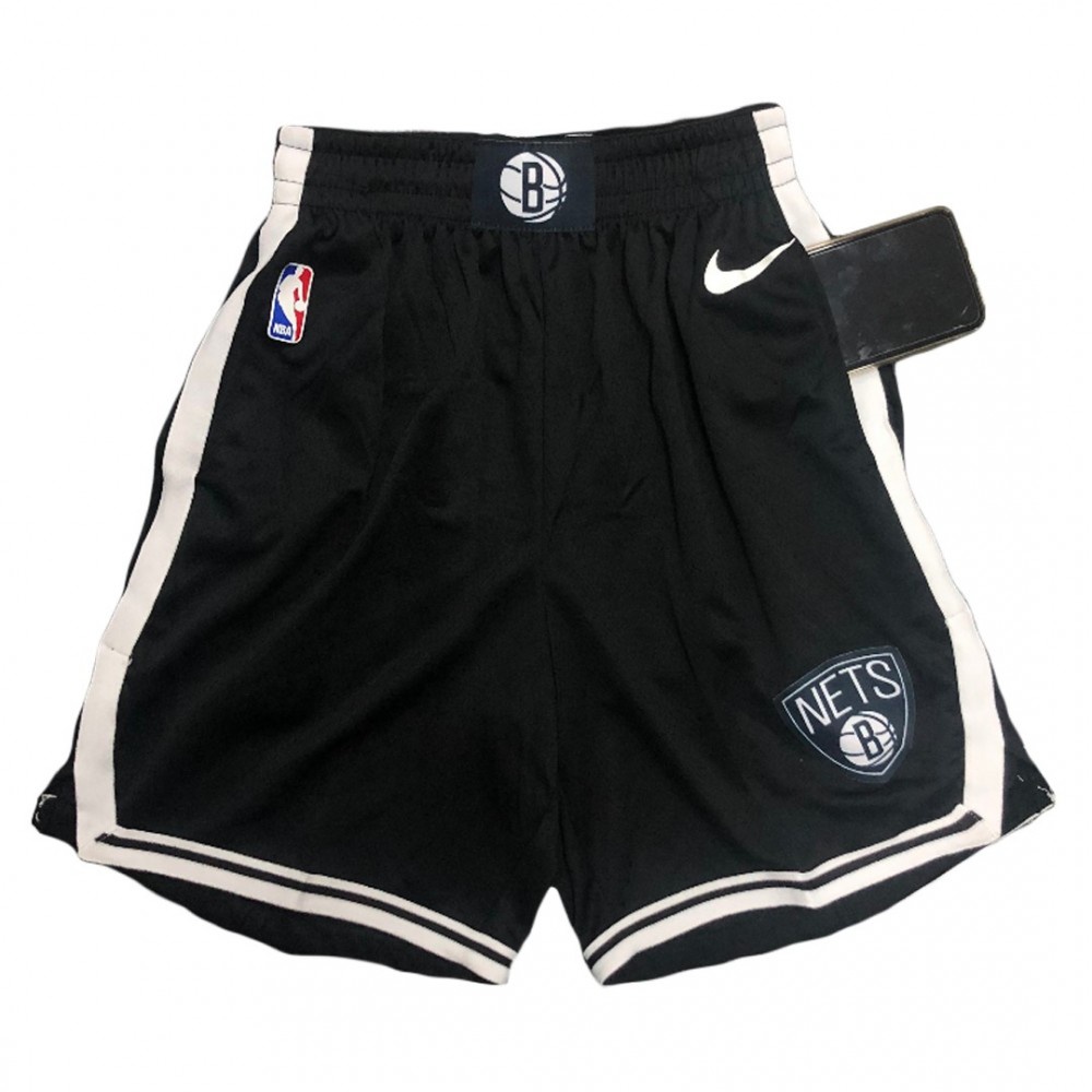 Men's Brooklyn Nets Black 2019/20 Swingman NBA Shorts - Icon Edition-Pro Kit Vault | Brand New 26/27 Sports Jerseys